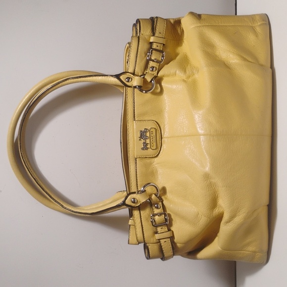 Coach Yellow Leather Satchel — GUC - Picture 1 of 13
